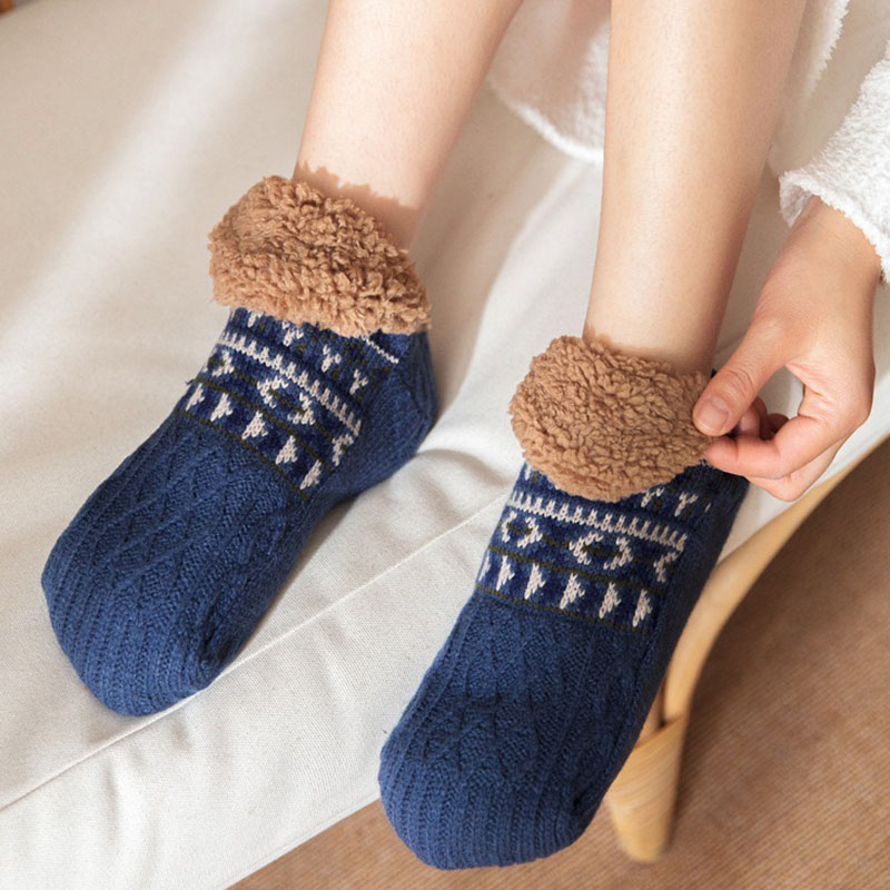 Pilates Yoga Grip Socks - Women Men Fall And Winter Floor