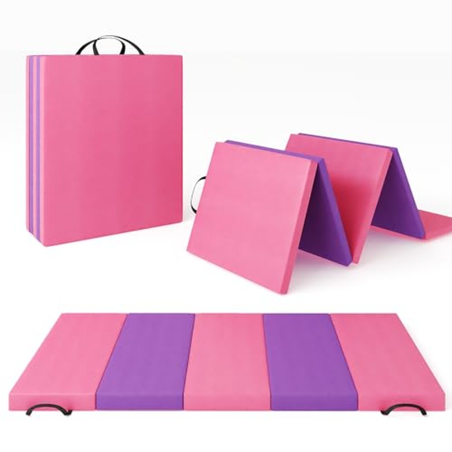 Folding Gymnastics Mat, Exerci - Pilates Yoga Gym review and price