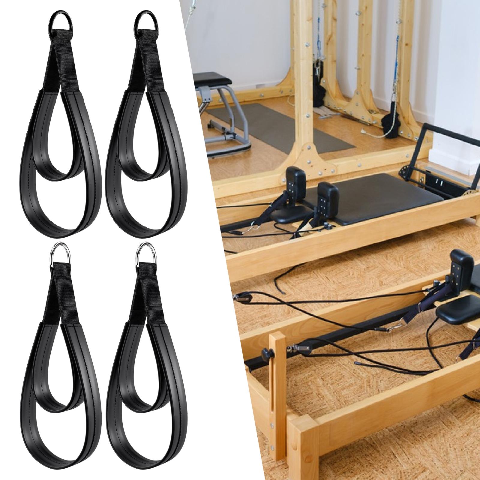 2x D Rings Strap Handle Multif - Pilates Yoga Ring Exercises review and price