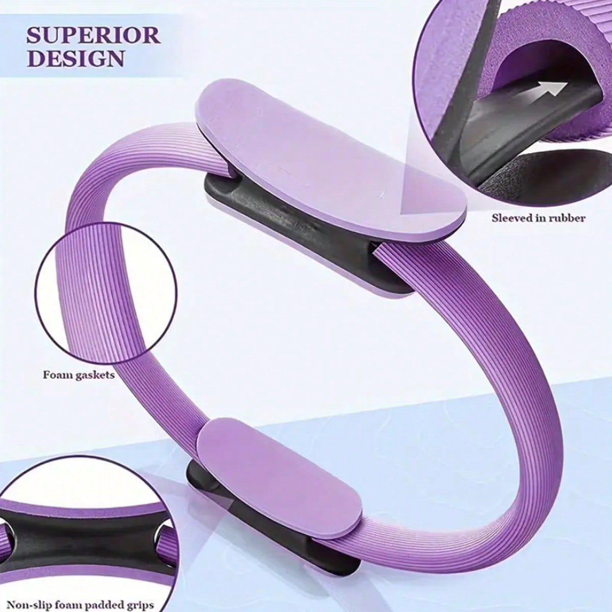 1pc PVC Pilates yoga circle mu - Pilates Yoga Ring Exercises review and price