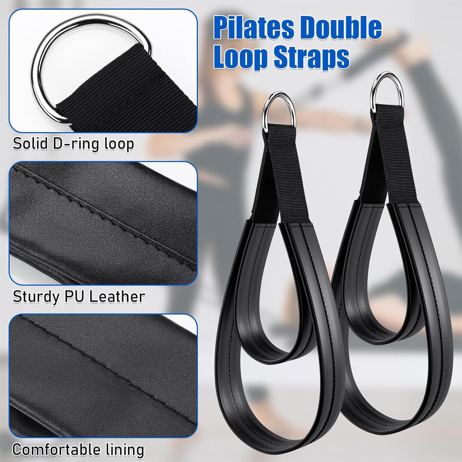 2pcs Pilates Straps Double Loo - Pilates Yoga Ring Exercises review and price