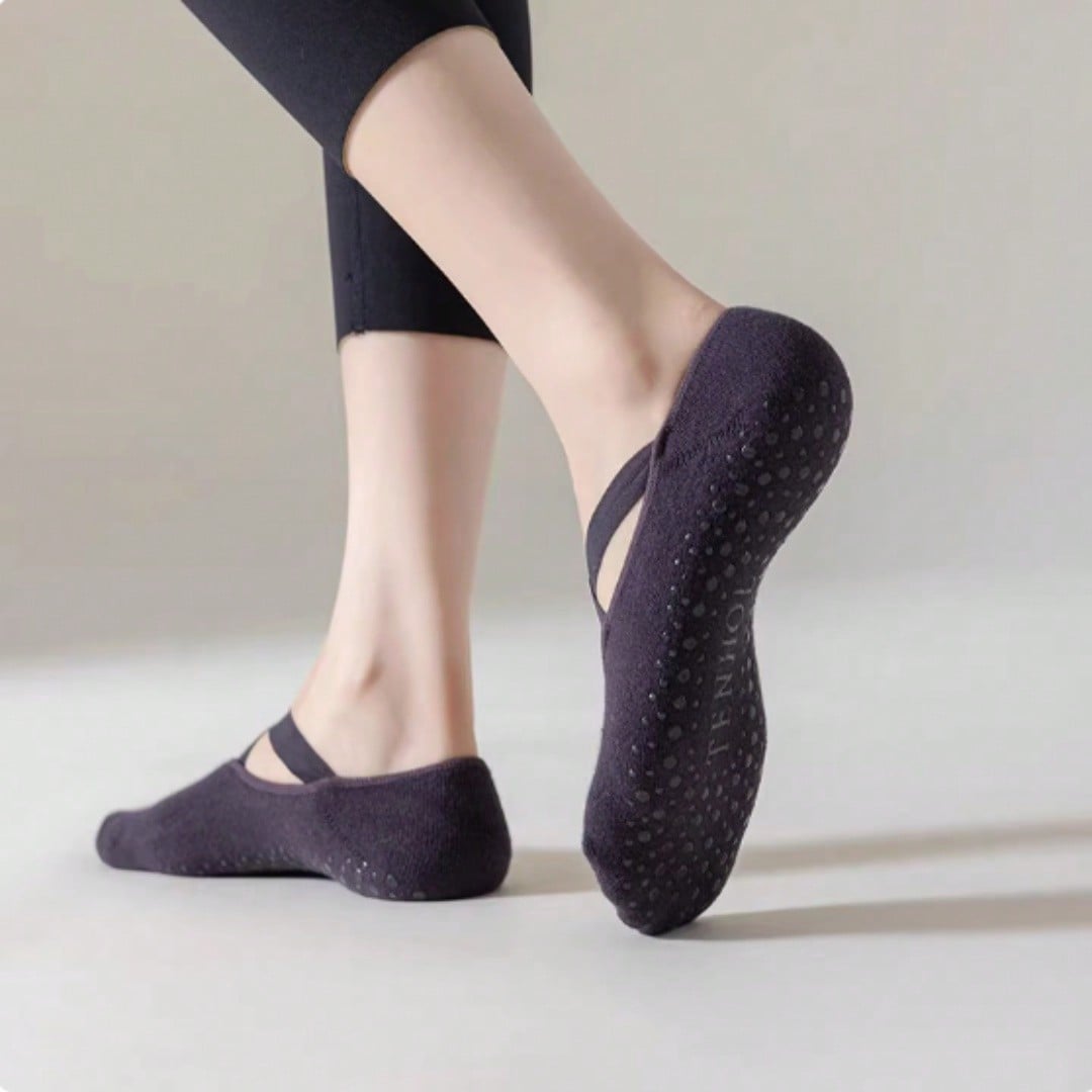 Anti-slip silicone sole yoga s - Fitness Yoga Pilates review and price