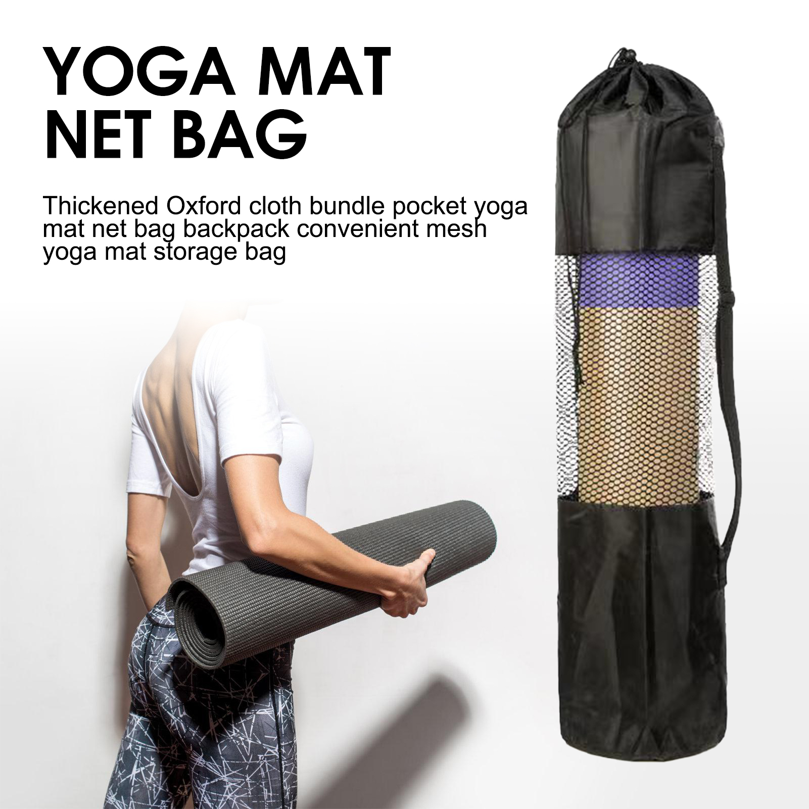 Yoga Mat Bag with Mesh Window  - Fitness Yoga Pilates review and price