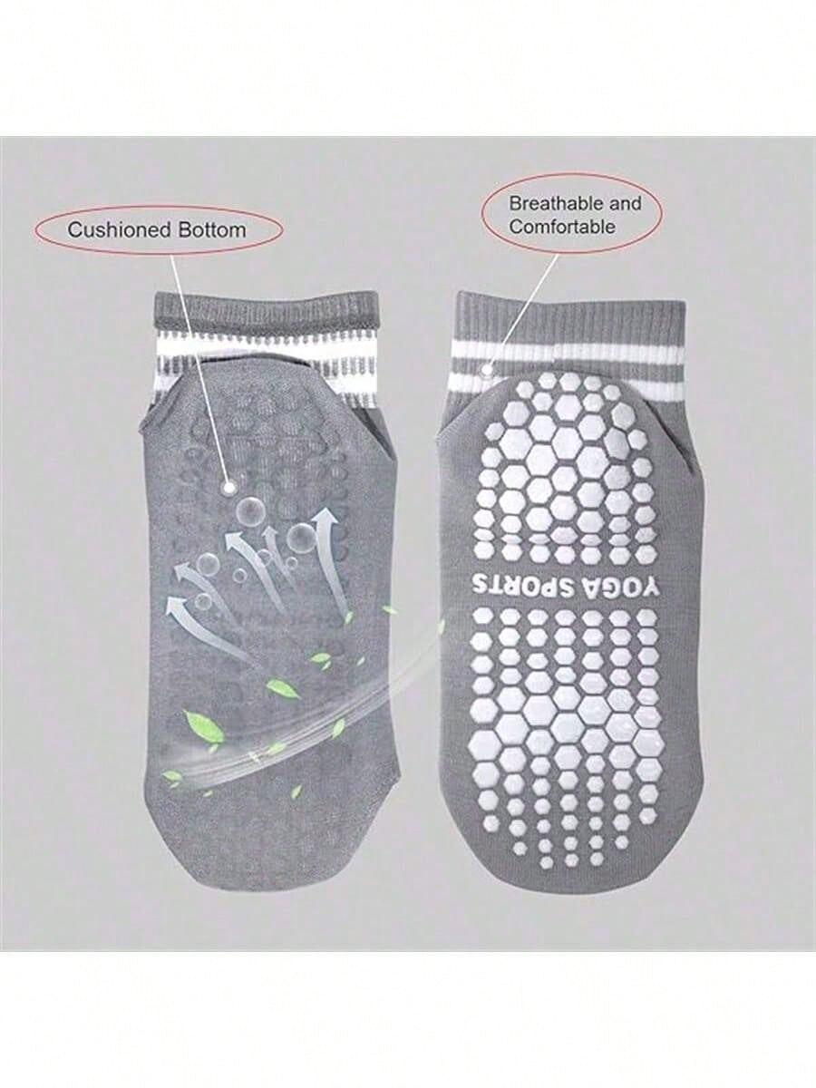 5 Pairs Women Double Stripe No - Fitness Yoga Pilates review and price
