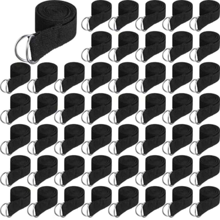 50 Pcs Yoga Strap for Stretchi - Pilates Yoga Ring Exercises review and price