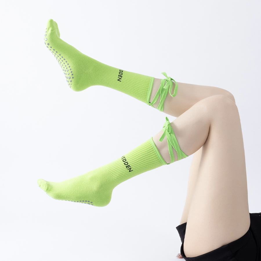 Women Bandage Yoga Socks Cotto - Pilates Yoga Grip Socks review and price