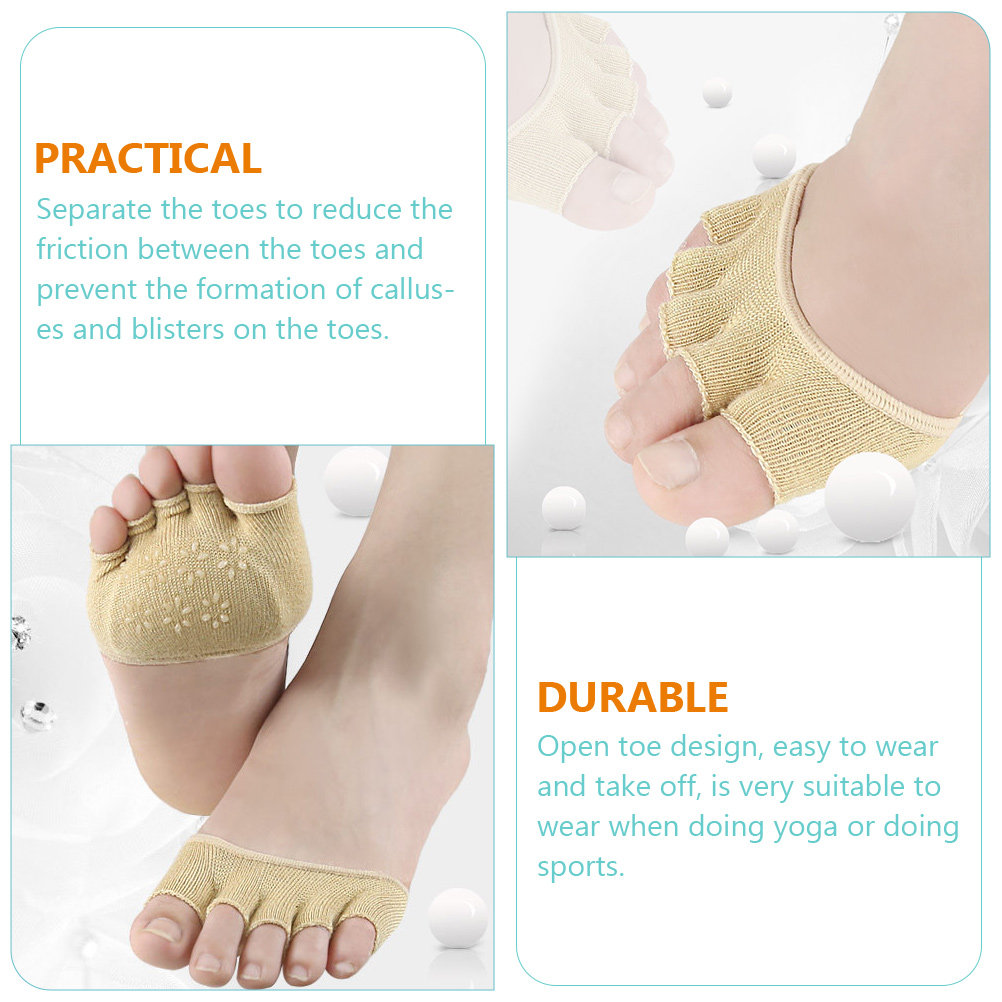 2Pairs Breathable Toe Yoga Soc - Pilates Yoga Grip Socks review and price